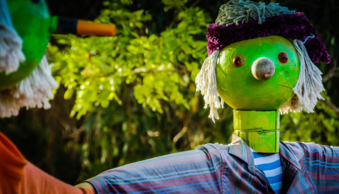 Green scarecrow